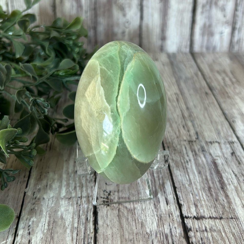 Green Moonstone Palm Stone NWOT - Picture 3 of 13